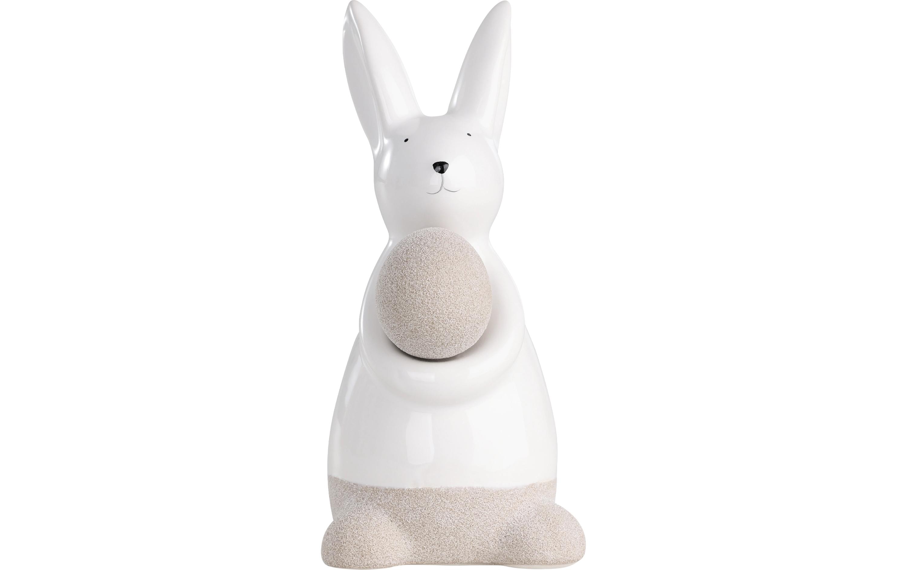 Hase Madiorano 13.6 cm, WeissOsterfigur