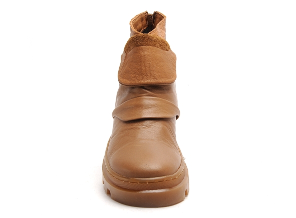 Mamzelle boots bottine plates femme plenita marron