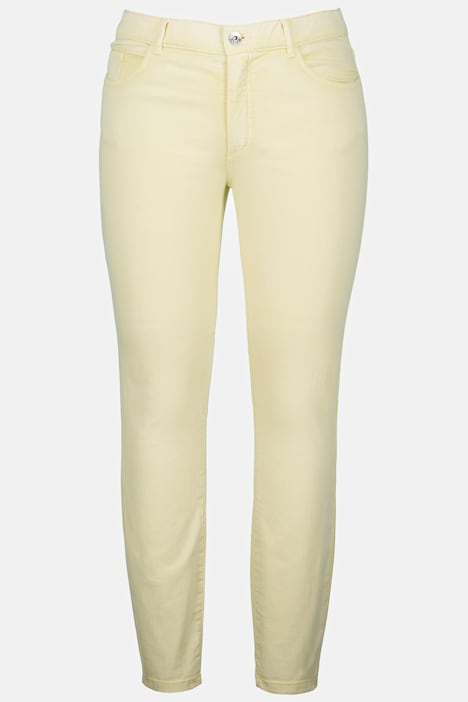 Skinny Jeans, High Waist, schmal, Color Denim, 5-Pocket
