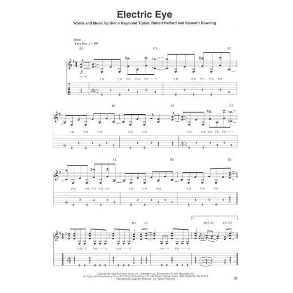 Hal Leonard Guitar Play-Along Judas Priest