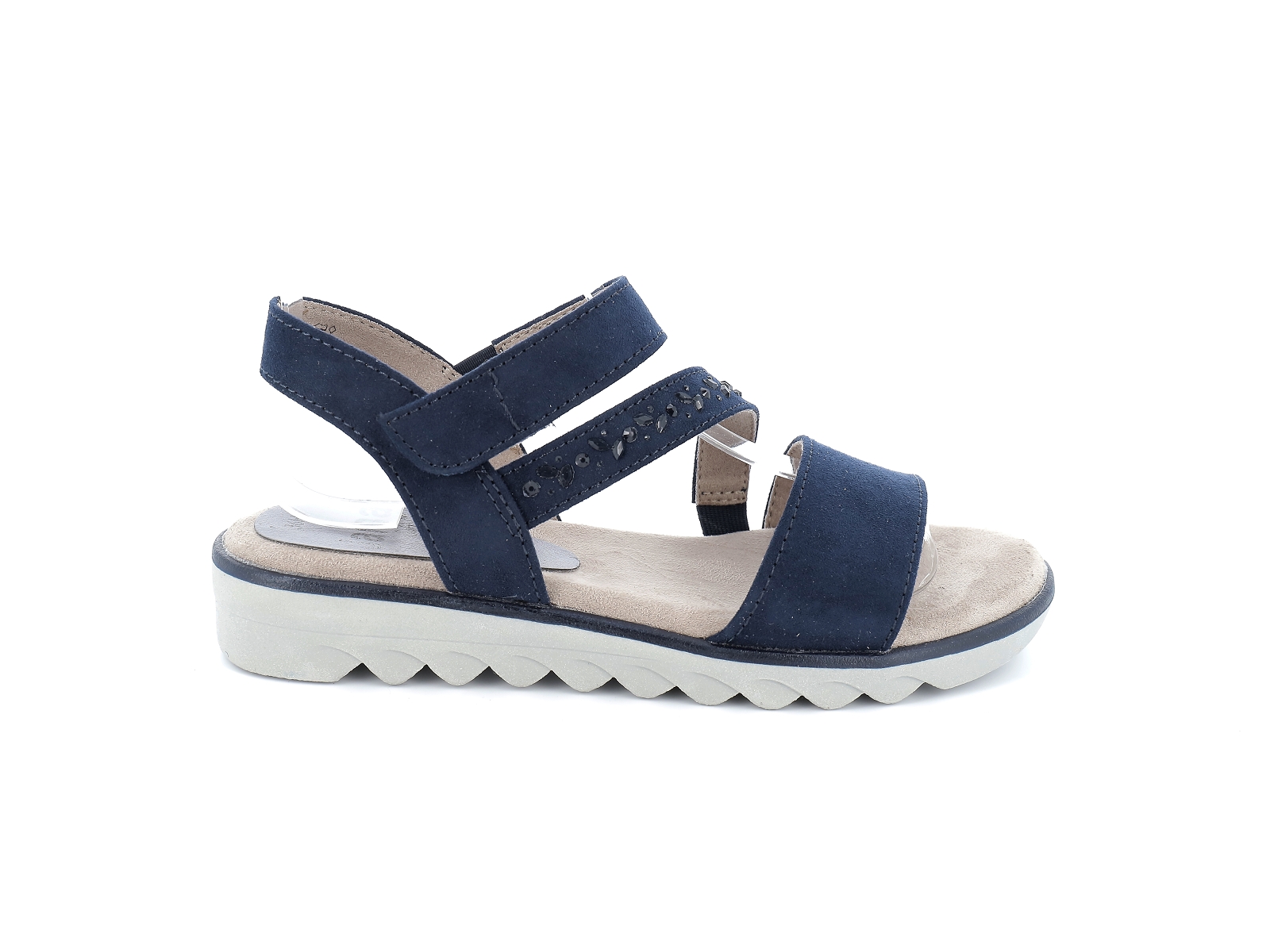 Jana  shoes-28661 Synthétique Velours Marine