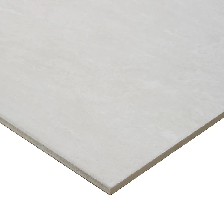 Carrelage sol blanc 30 x 60 cm Soft Travertin