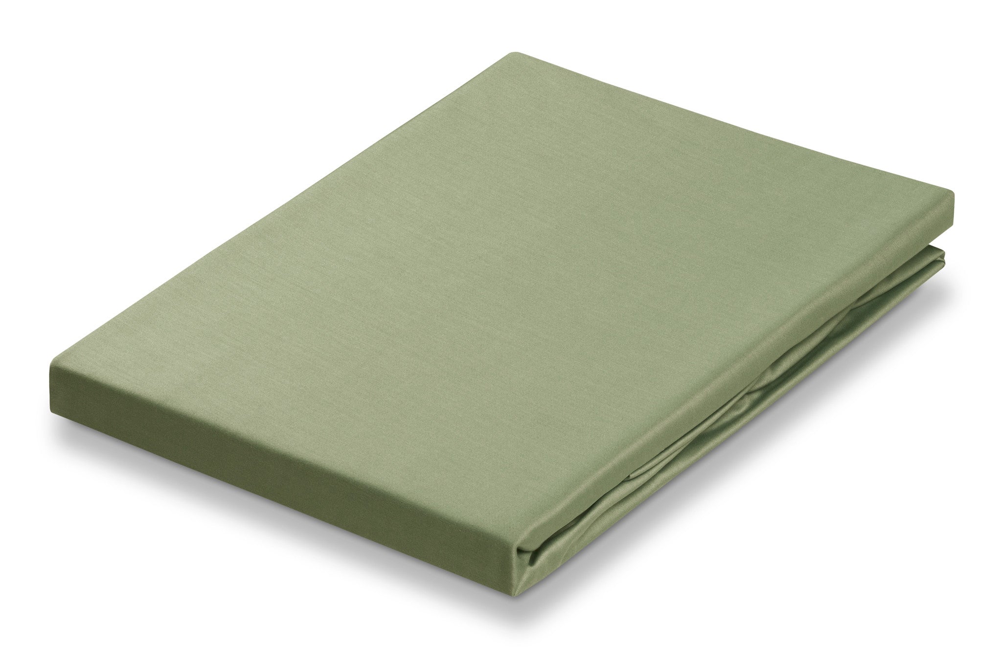 Satin Soft Hoeslaken Light Olive | 180 x 210 cm | Groen | Satijnkatoen