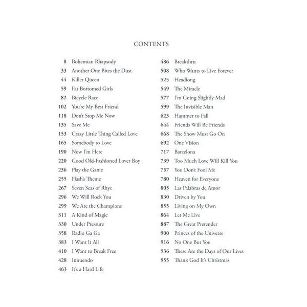 Hal Leonard Queen Platinum Collection