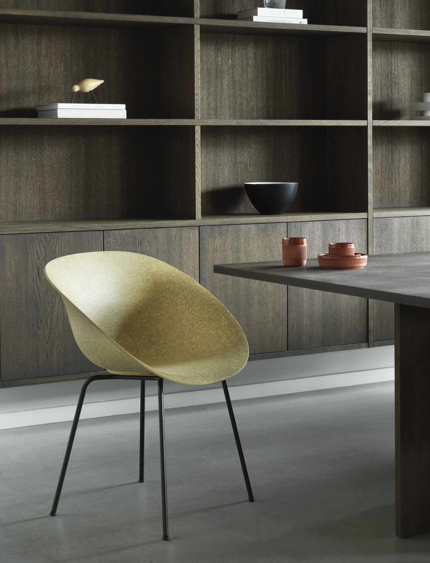 Eetkamerstoel Mat Hemp black steel
