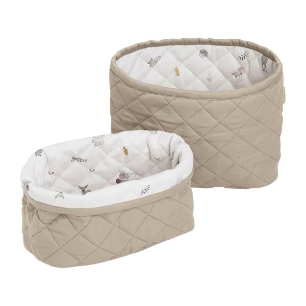 Cam Cam Quilted Opbergmandje Hazel 2 Stuks