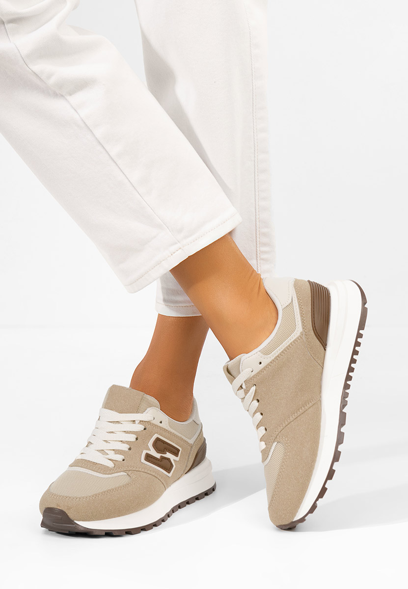 Baskets pour femme kaki Neilina