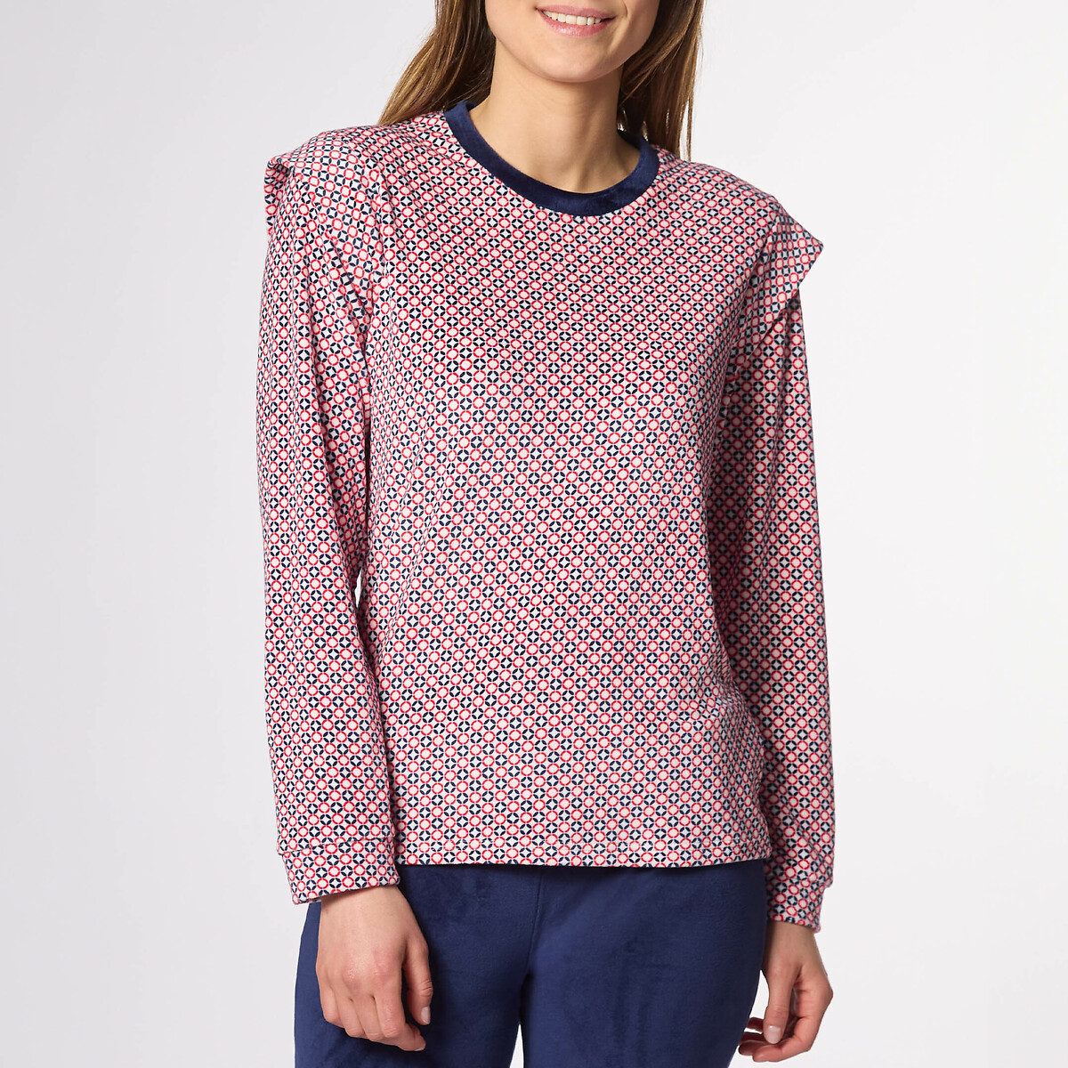 DODO<br>Pijama de veludo de manga comprida Cocoeurico
