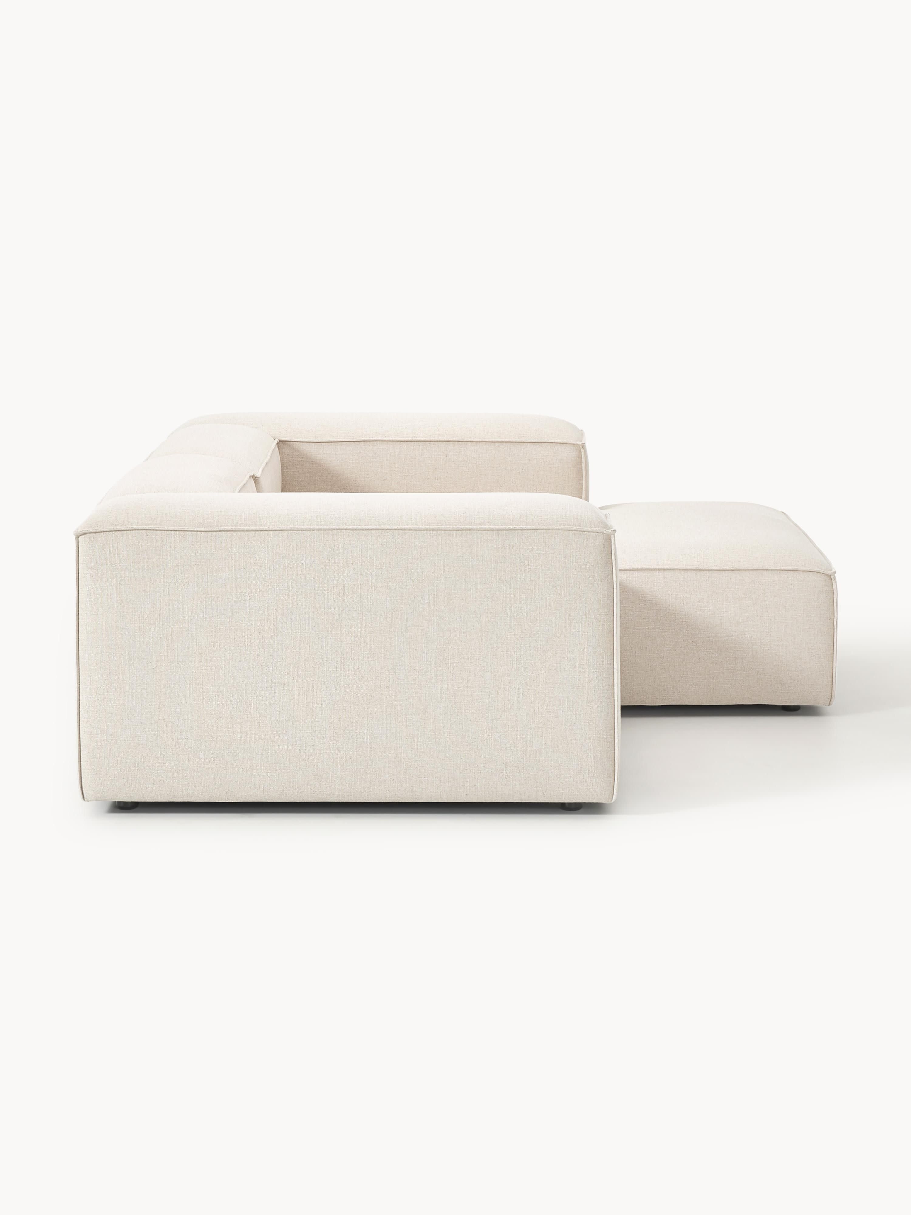 Modulaire hoekbank Lennon van linnenmix (2-zits)