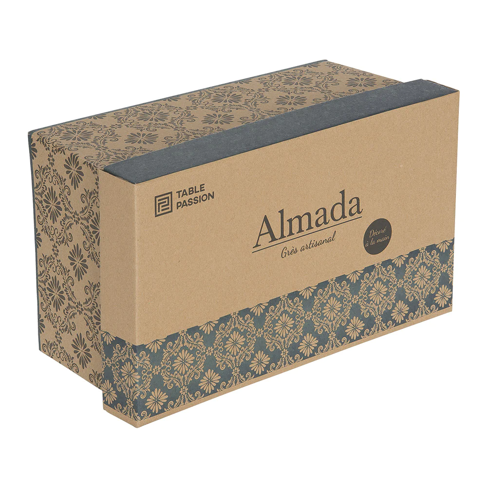 Coffret de 4 bols décors Almada 14 cm Table passion