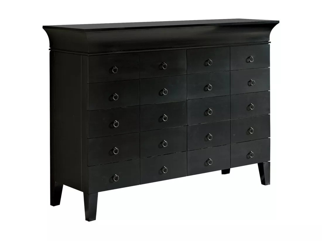 Commode Buffet (160 x 130 H cm) en Bois Marron