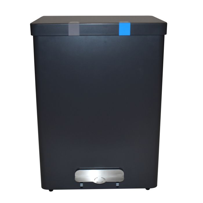 Vepa Bins Brandveilige Pedaalemmer Recyclokick 2 Grafietgrijs 2x 34 liter (VB191406)