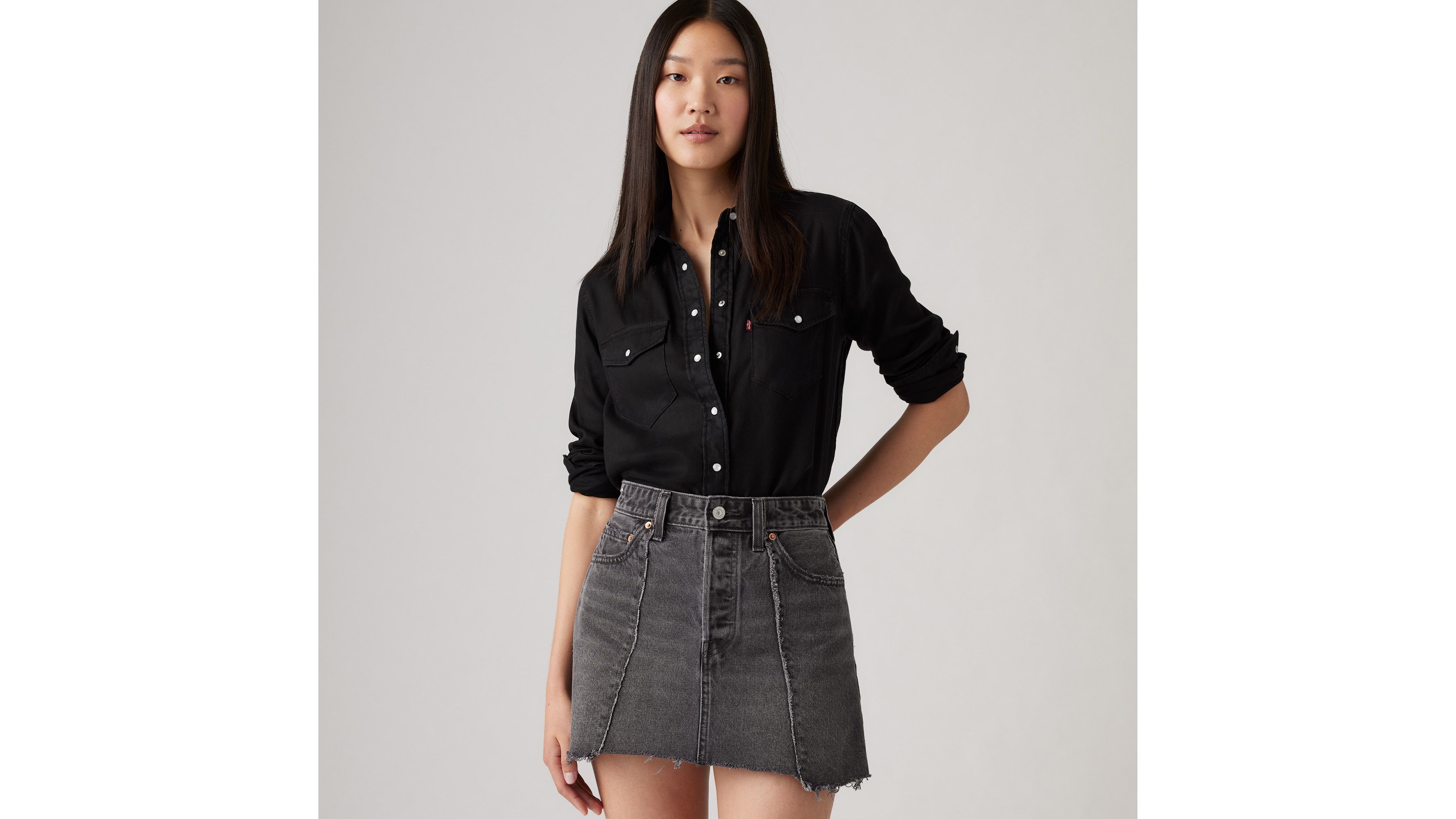 Chemise Western Iconic Lightweight - Dark Ages - Noir