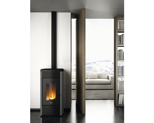 FreePoint Duke stalen titanium pelletkachel 14 kW