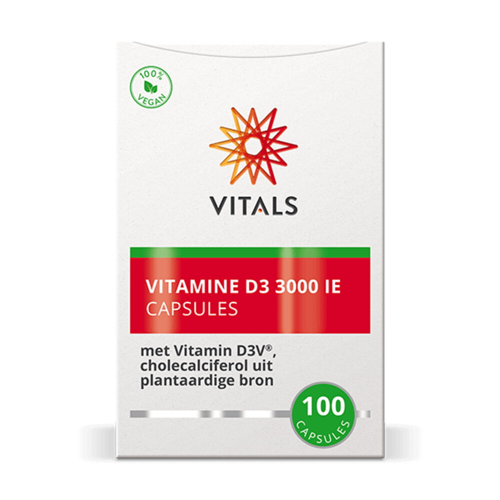 Vitals Vitamine D3 3000IE 100 capsules
