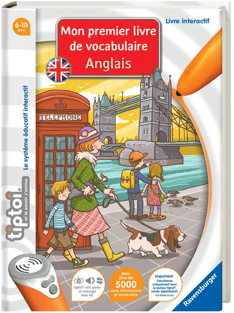 TIPTOI LIVRE VOC ANGLAIS