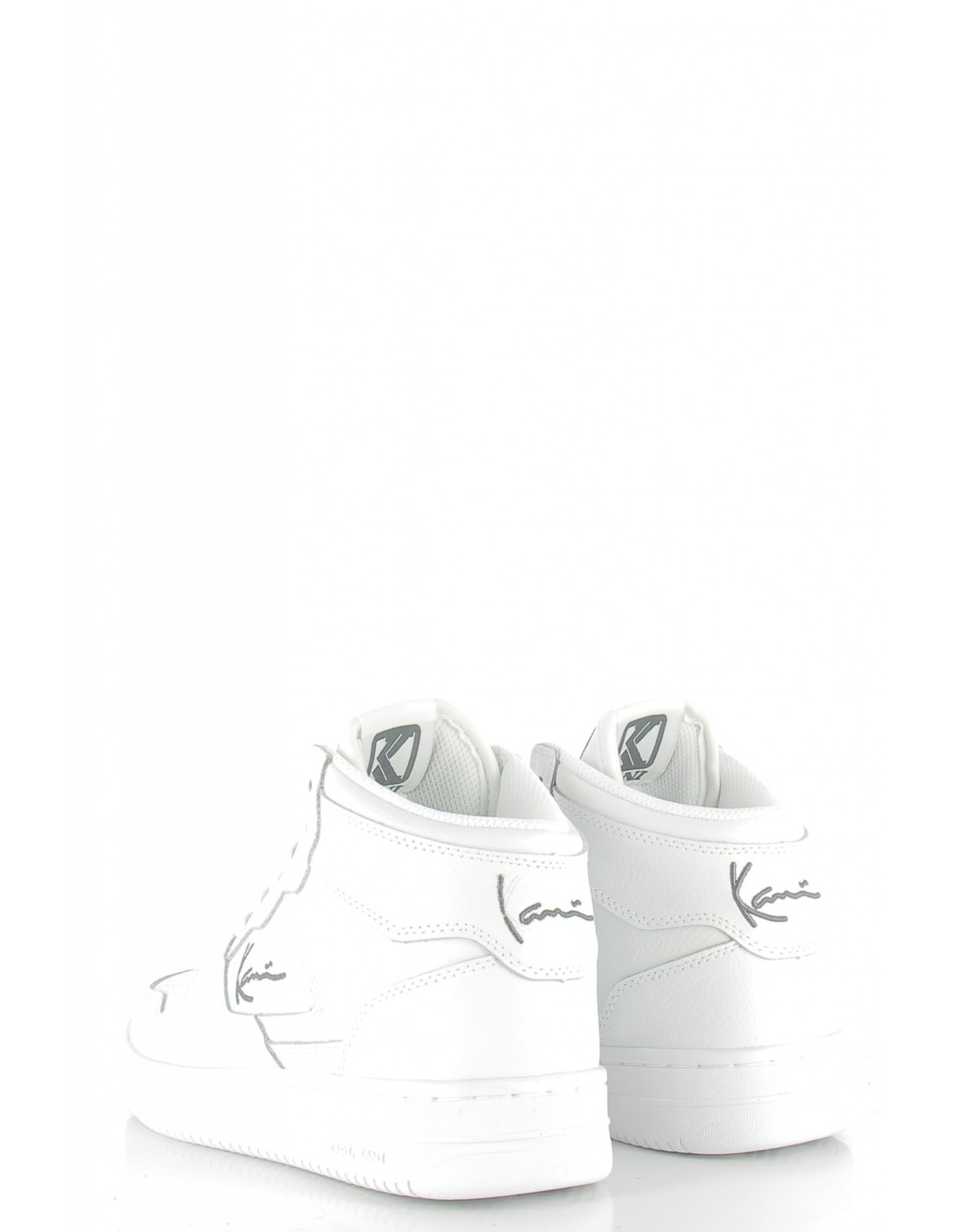 karl kani sneakers montantes homme kani 89 high prm cuir blanc