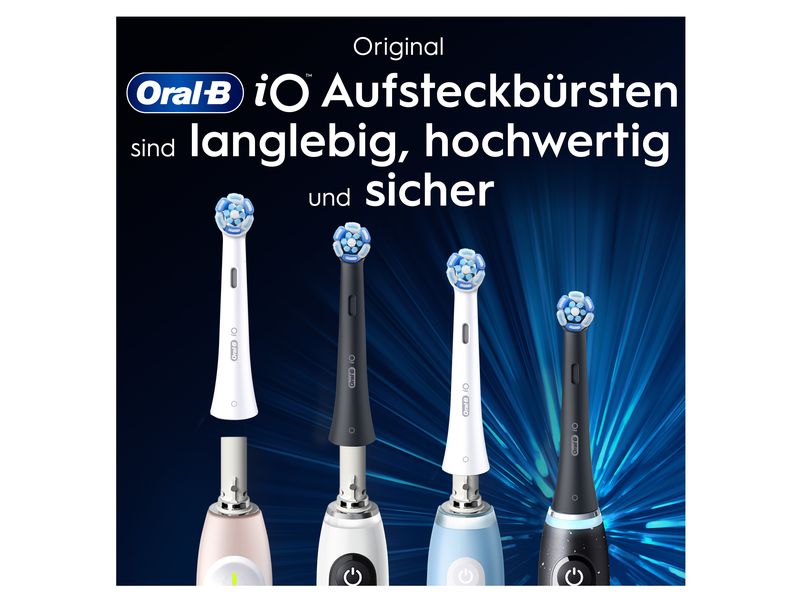 Oral-B Zahnbürstenkopf iO Ultimative Reinigung 4 Stück Ersatzbürsten