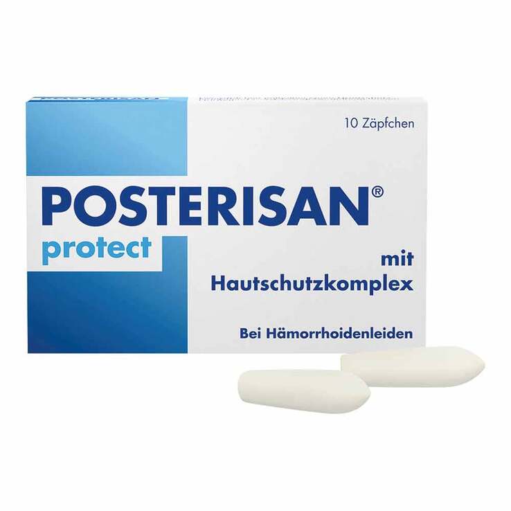 POSTERISAN protect Suppositorien, 10 St