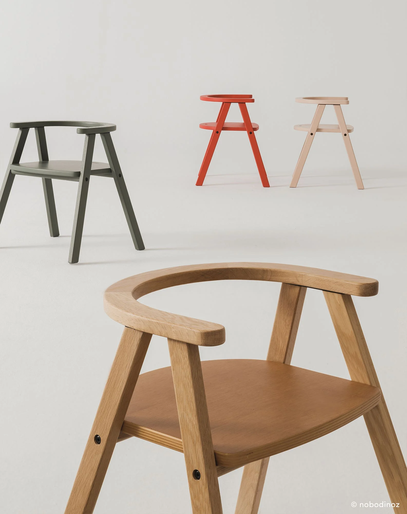 Chaise enfant growing green | Rouge