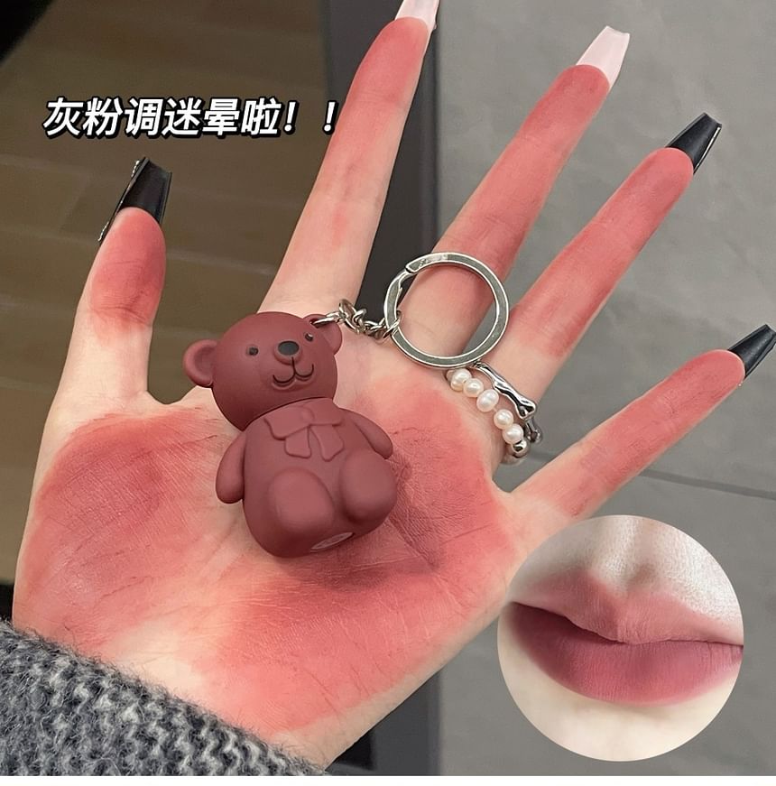 Art Value - Bear Keyring Matte Lip Mud - 9 kleuren