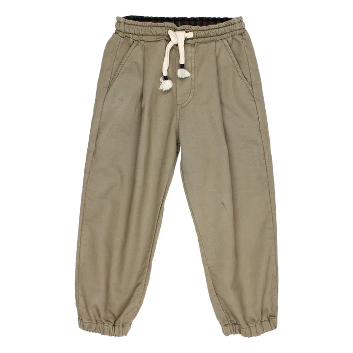 Búho Pantalon Molletonné | Vert kaki