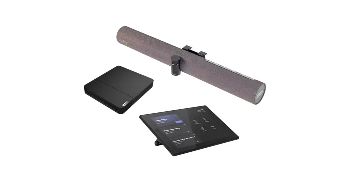 LenovoThinkSmart Core + ThinkSmart Controller + ThinkSmart Bar 180 Full Room Kit conferentiesysteem  (Zwart, Intel® Core™ i5-1145G7E | 16 GB | 256 GB SSD)