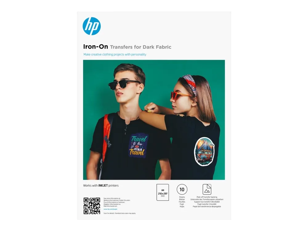 HP - Mat - A4 (210 x 297 mm) 10 ark mønsteroverførsler