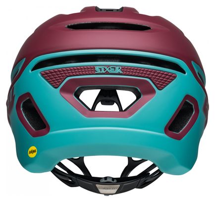 Casque Bell Sixer Mips Rouge Bleu