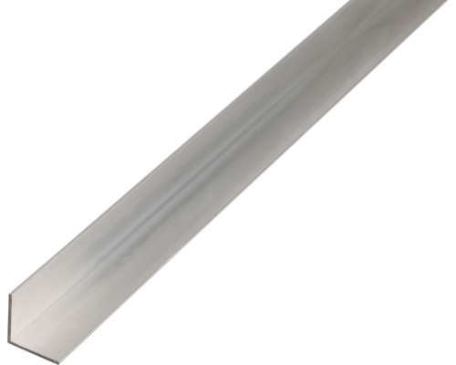Aluminium hoekprofiel, natuurlijke afwerking, 10x10x1 mm, 2,6 m