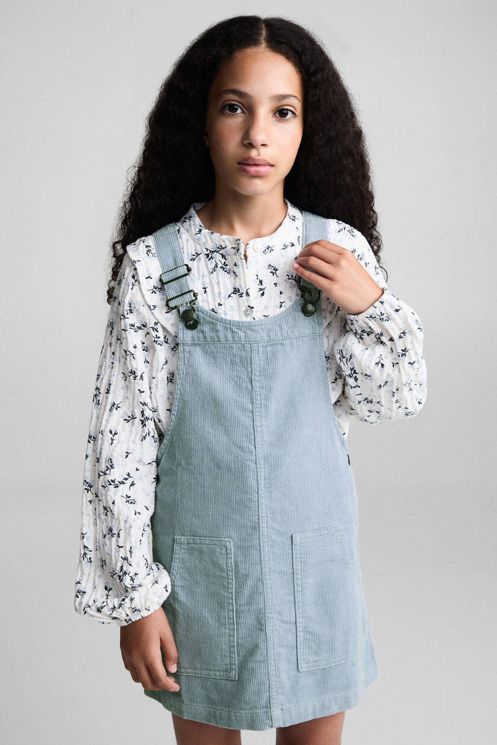 Mango Kids overgooier lichtblauw