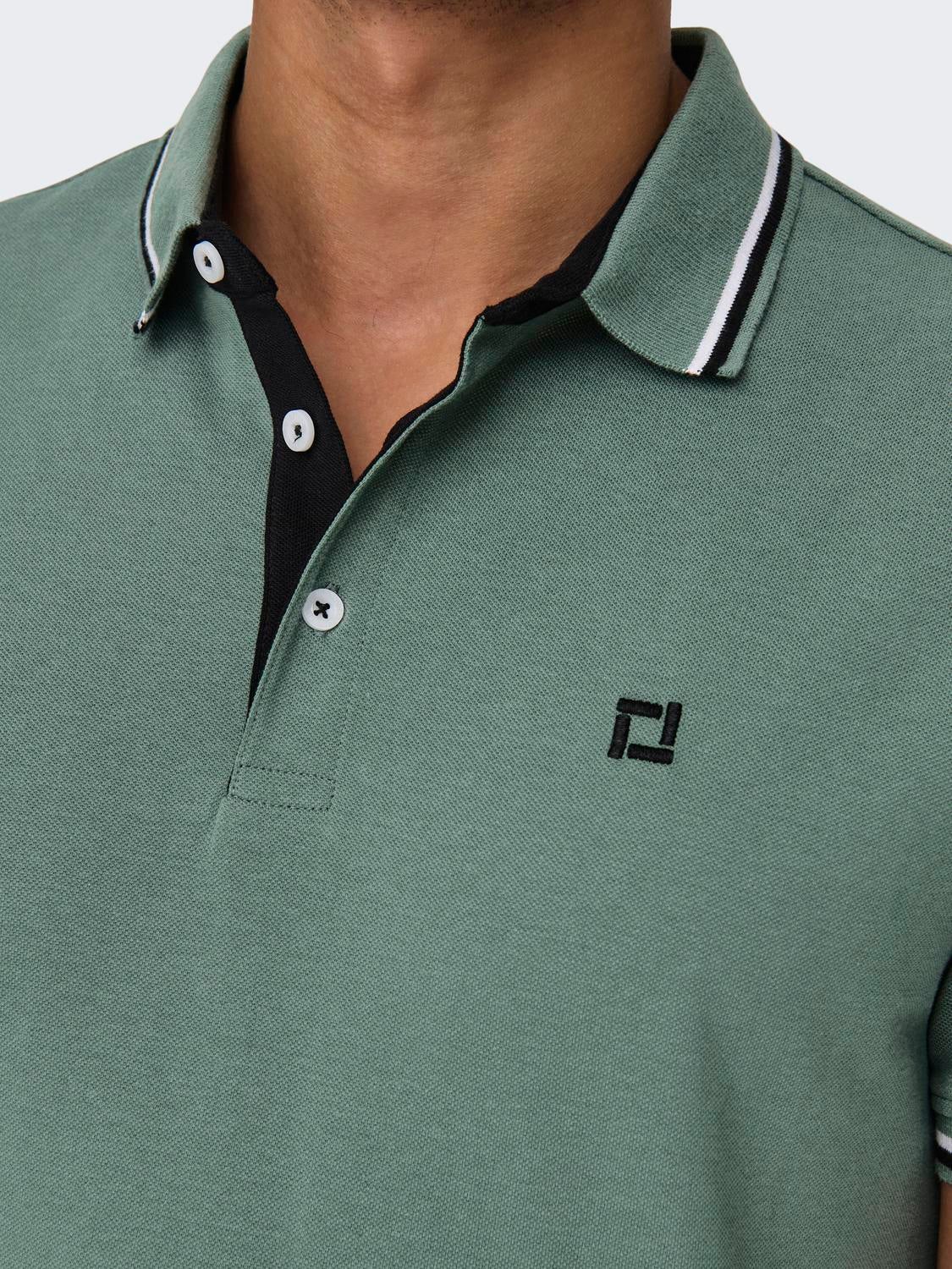 ONSFLETCHER Polo Dark Forest