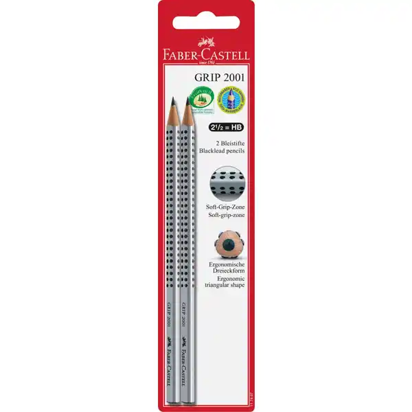 Grip 2001 Bleistift, HB, silber