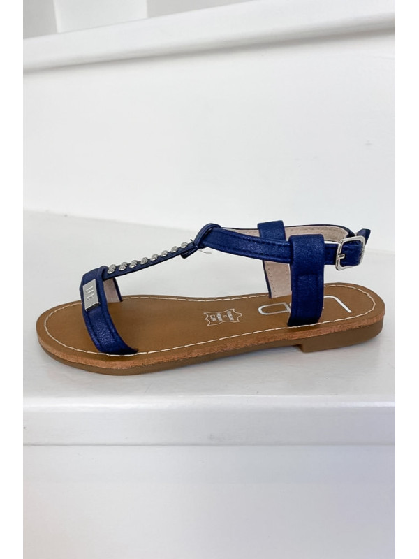 Tongs enfant Emilie Marine - Les Petites Bombes