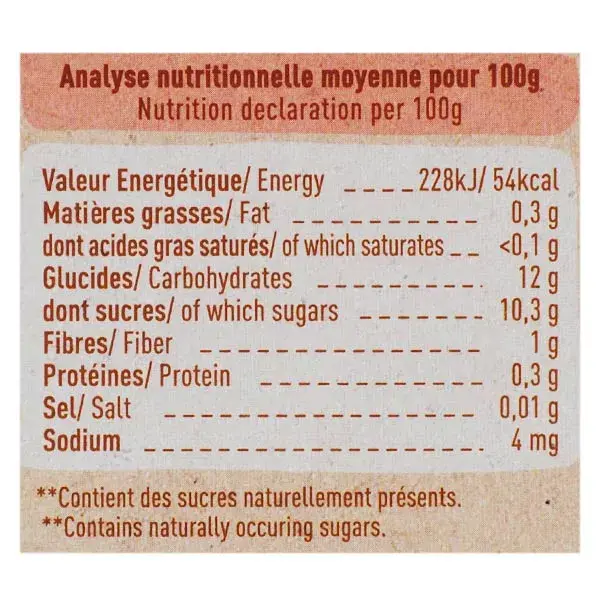 Babybio Frutas Maçã Pera Pêssego Sachê +6m Orgânico 4 x 90g