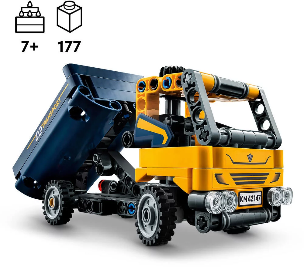 LEGO®TECHNIC 42147 - LE CAMION A BENNE BASCULANTE