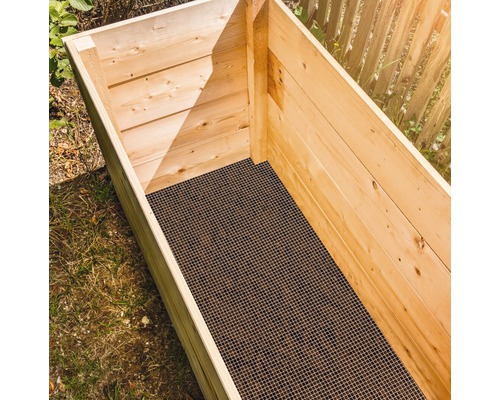 Woelmuis- en mollennet FloraZelfbeschermend net voor verhoogde bedden ca. 2 x 1 m, maaswijdte 6,3 mm, verzinkt en puntgelast