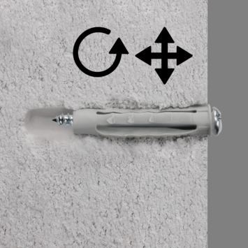 GAMMA uni-plug 6x30mm + uni 4x45mm 20ST