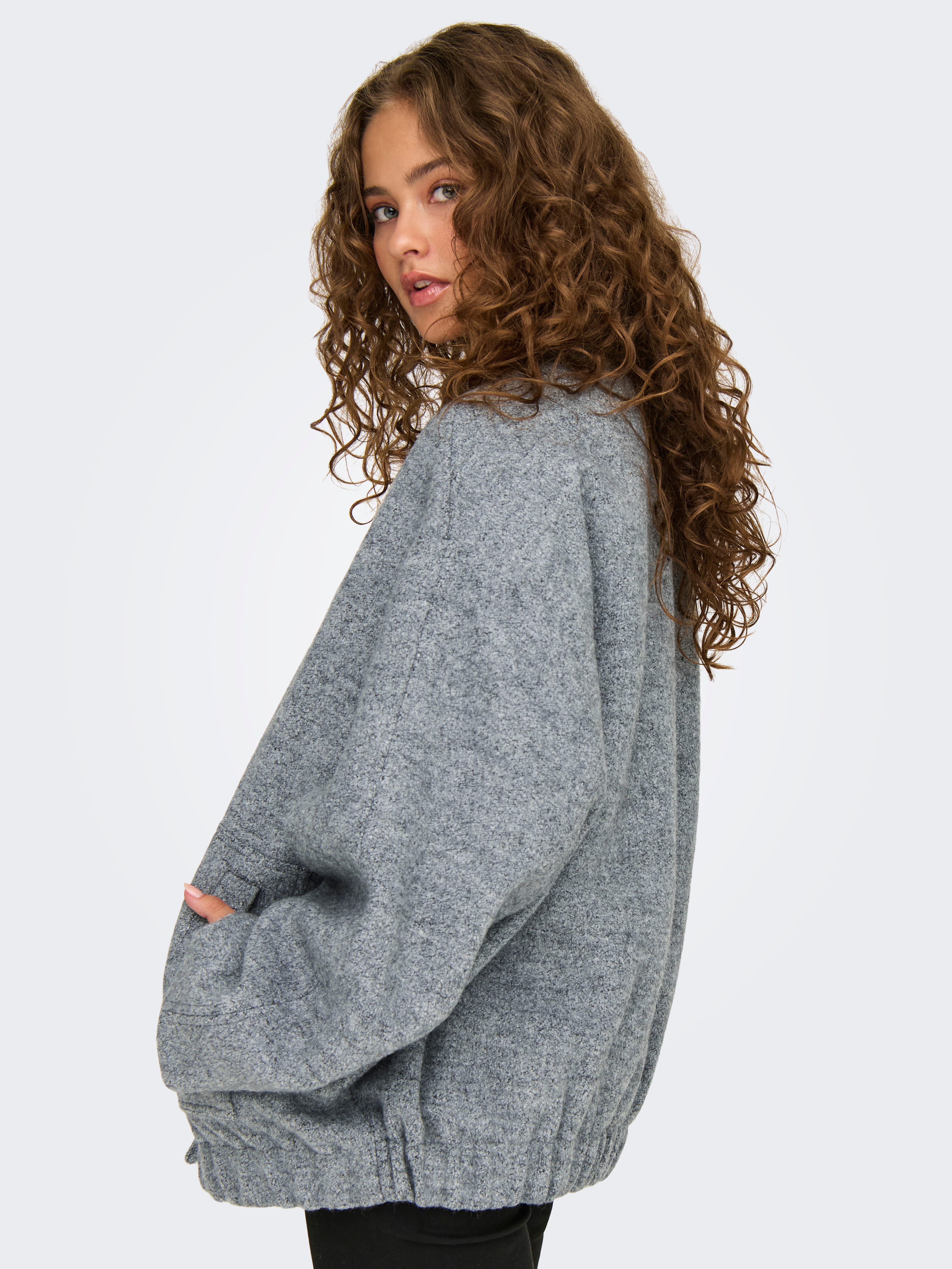 ONLQUINN Blousonjacke Medium Grey Melange