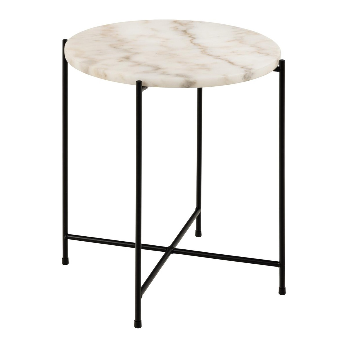 Bijzettafel Kosta Ø52 cm wit
