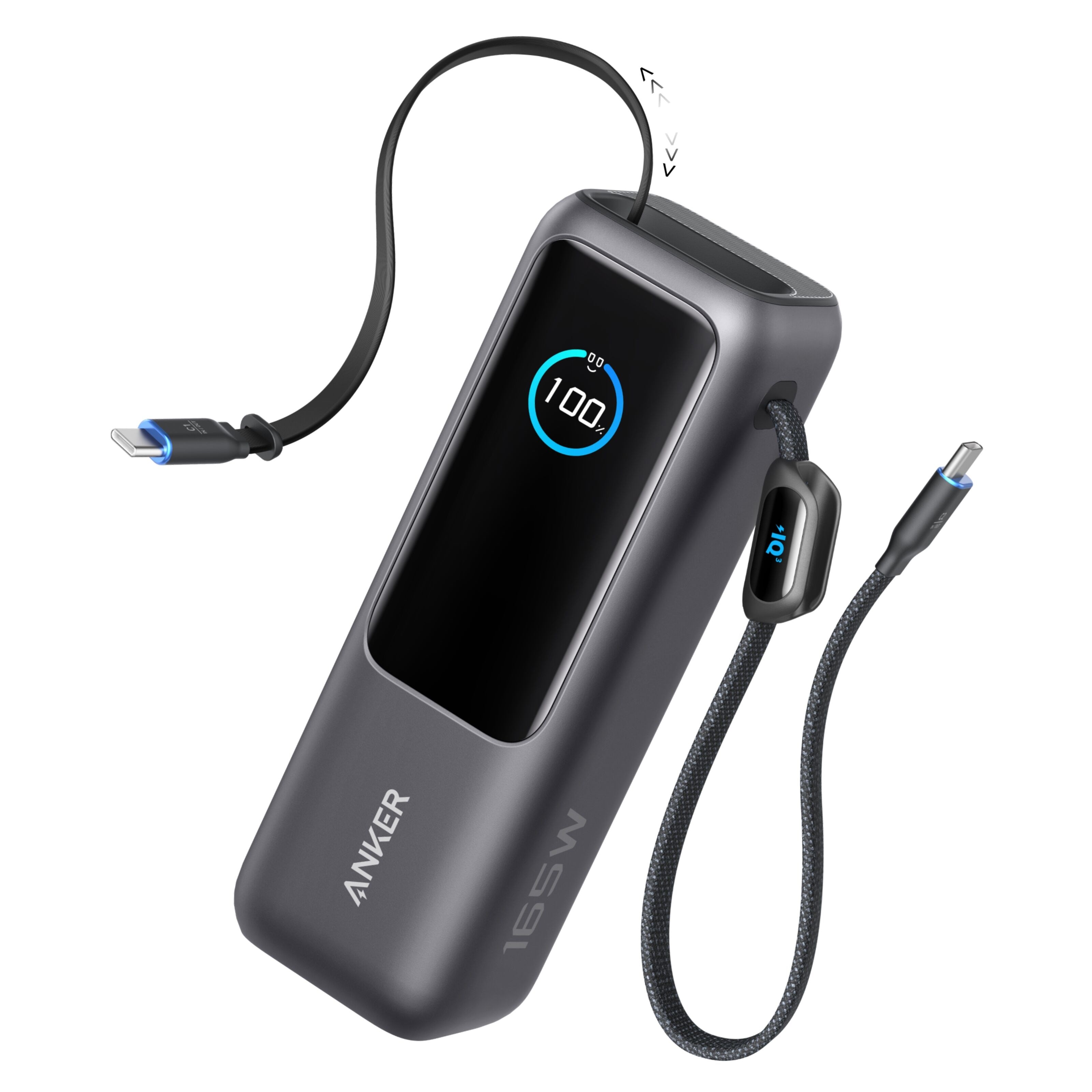 Anker Powerbank 165 W 25000 mAh med kabler