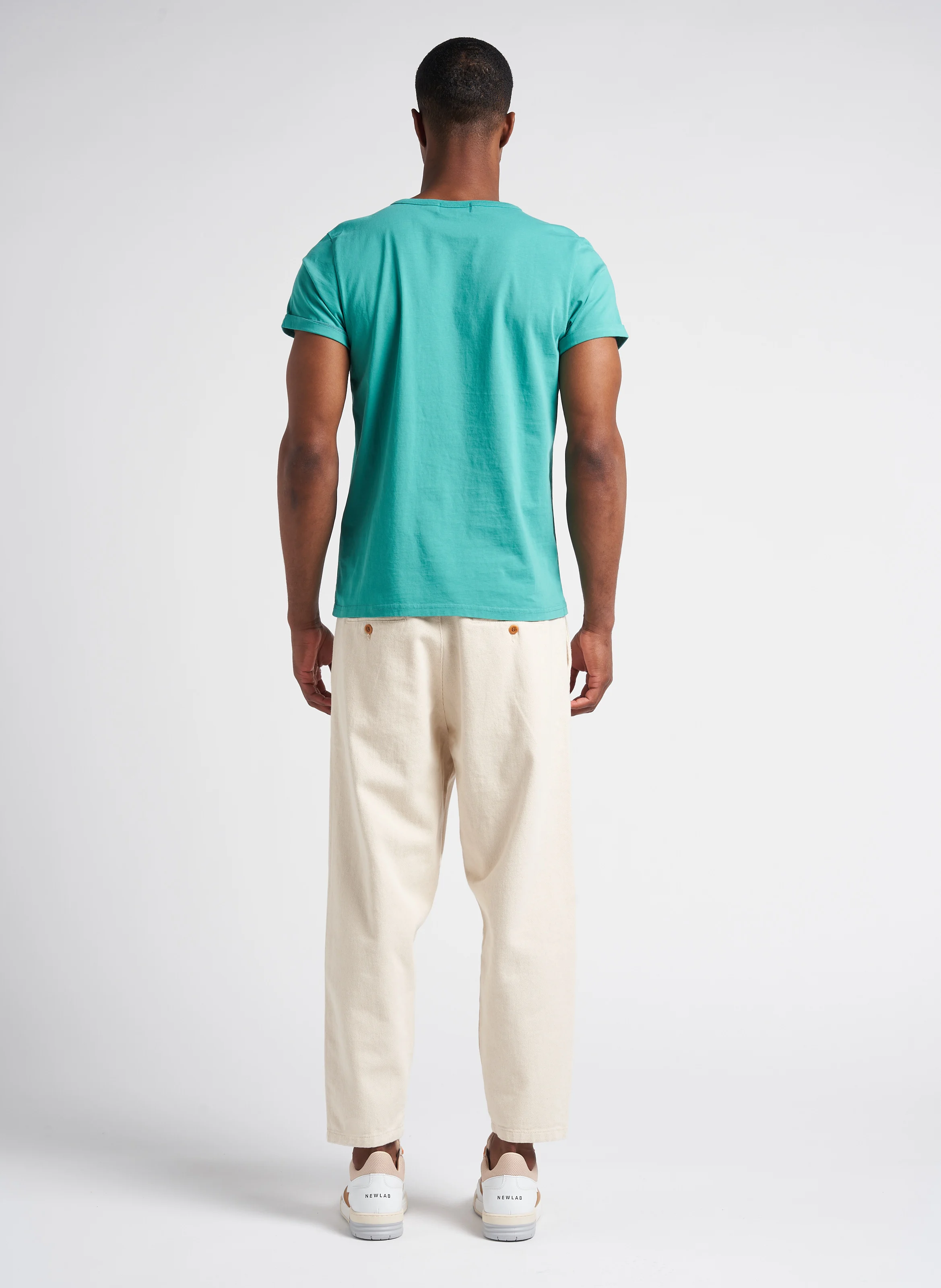 NL12 - Baskets basses en cuir | Blanc