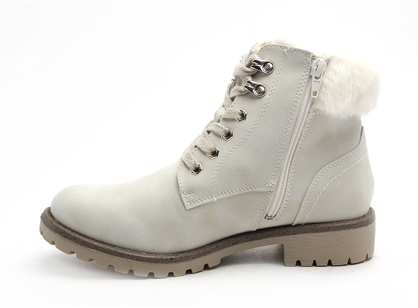Dockers boots bottine plates femme 43fa308 blanc