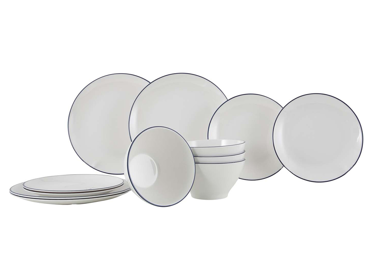 Gimex Linea Line 12-delig serviesset - Blue