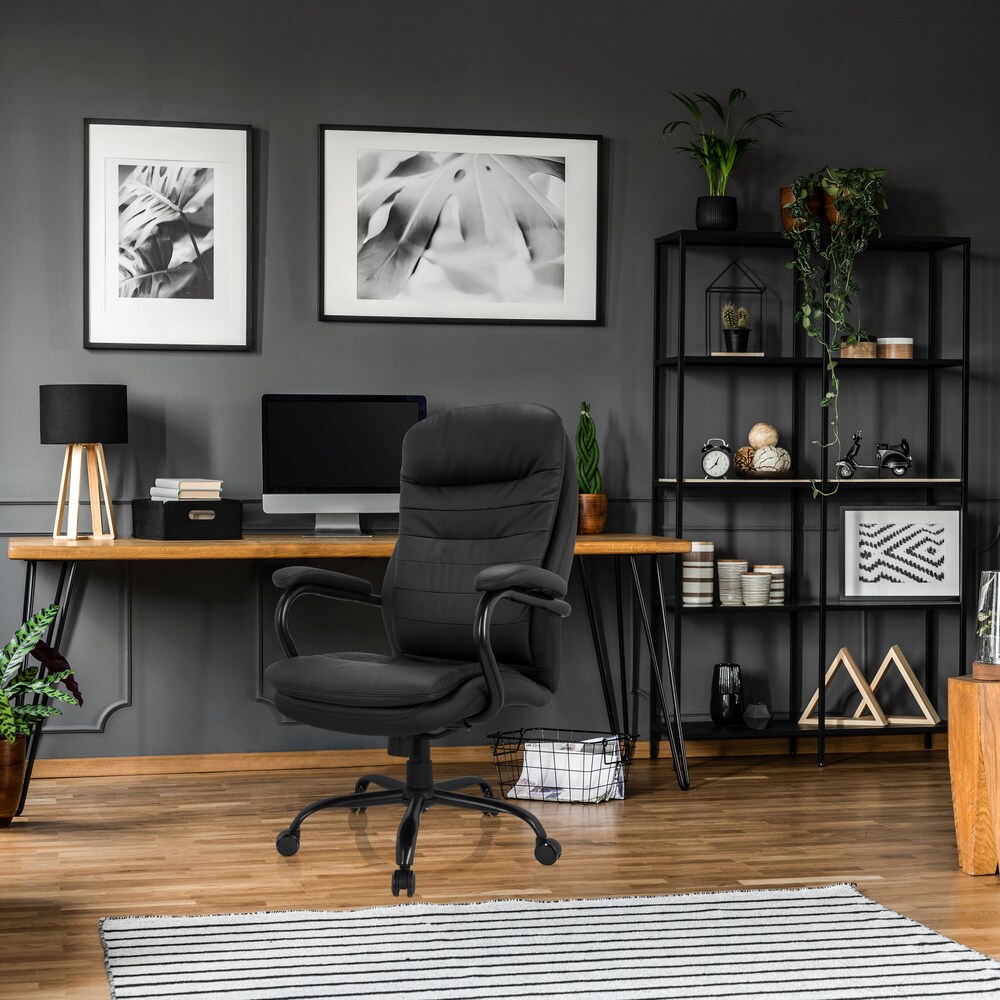 XXL Drehstuhl RELAX XXL B Kunstleder mit Armlehnen hjh OFFICE