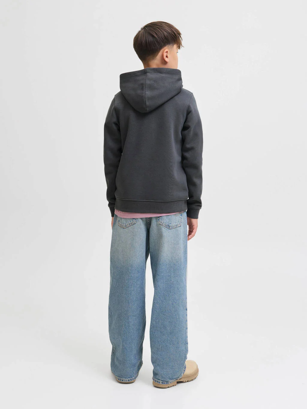 JACK & JONES JUNIOR hoodie zwart
