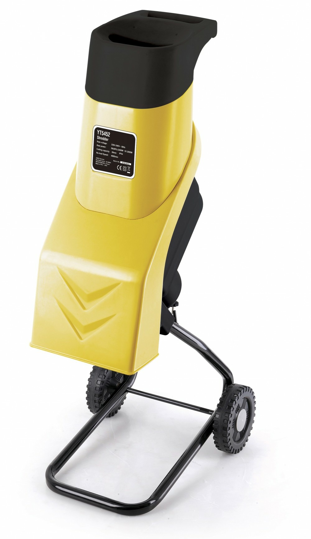 Broyeur de végétaux électrique yt5452 2000w