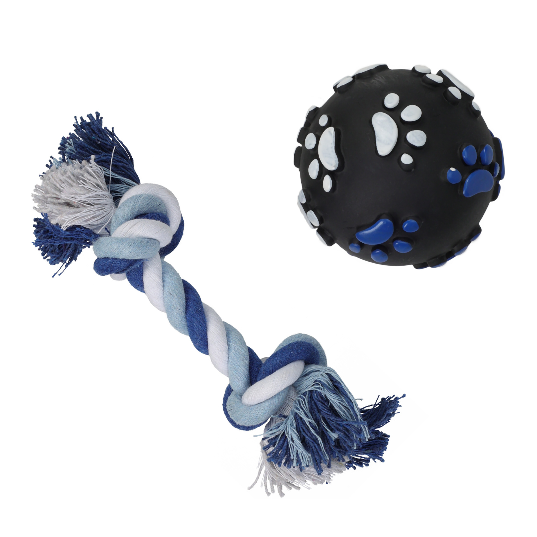Hundespielzeug und Pflege Set 6-teilig