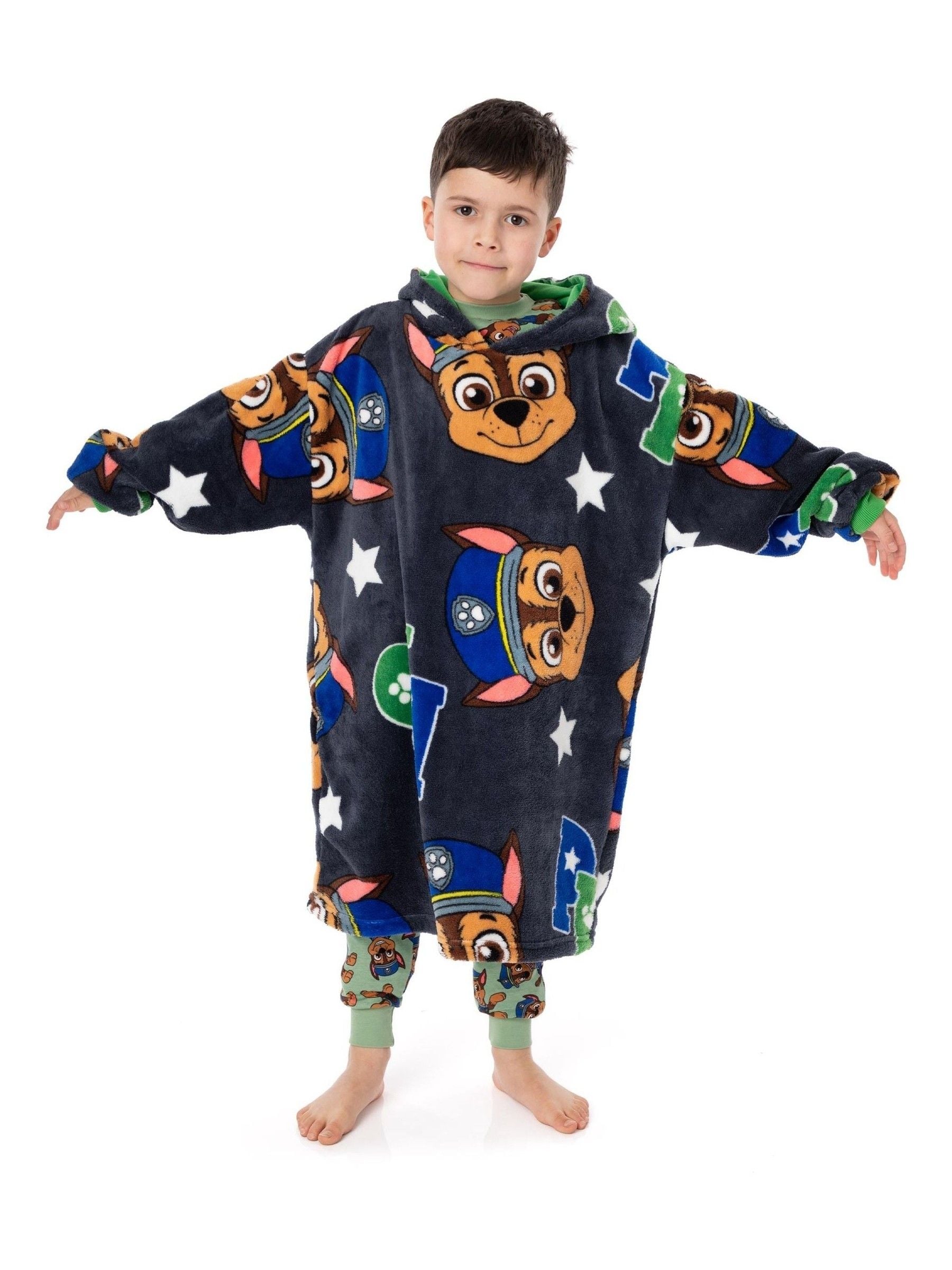 Vanilla Underground Boys Paw Patrol Chase Blanket Hoodie