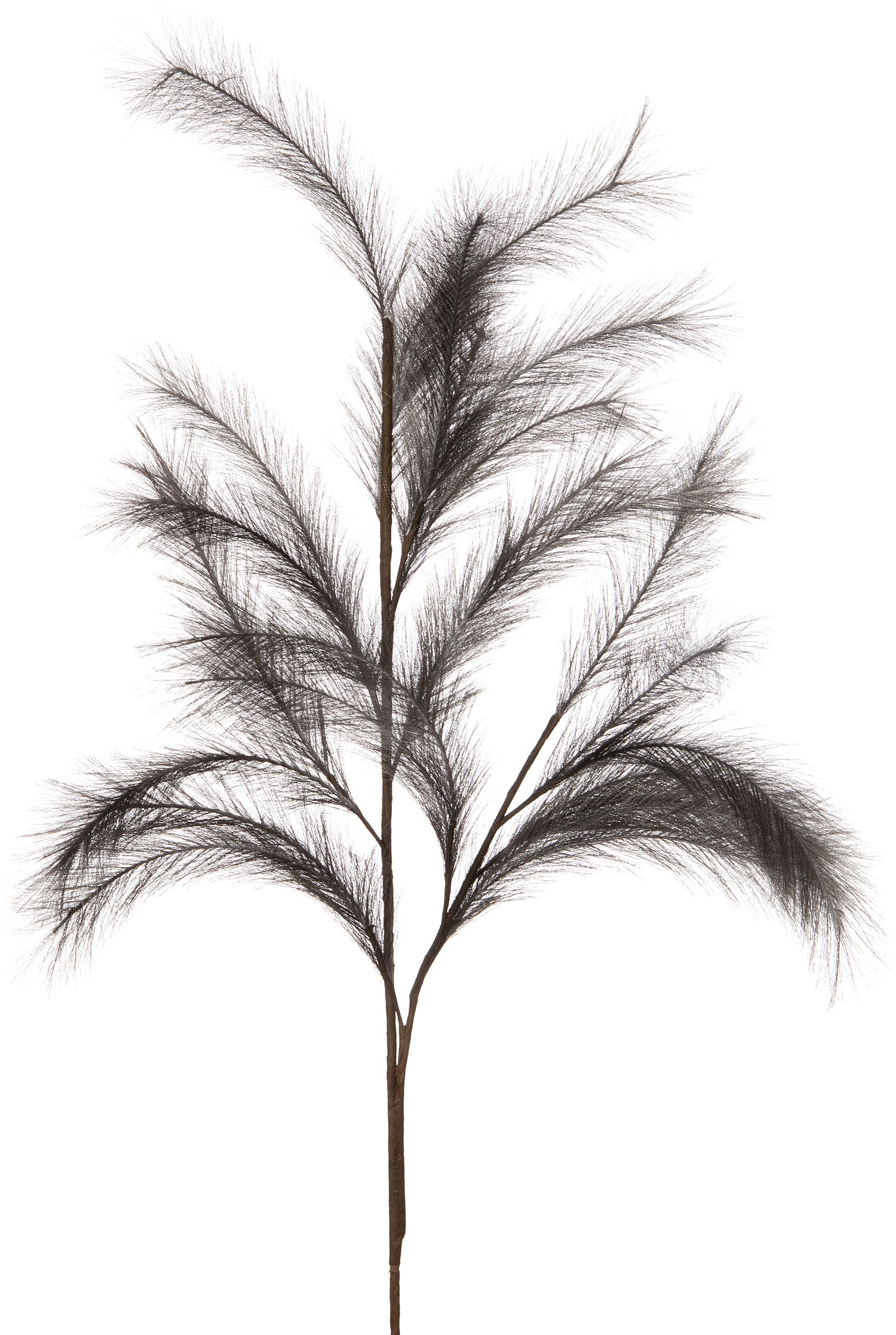 Intratuin kunsttak pluim grijs 112 cm